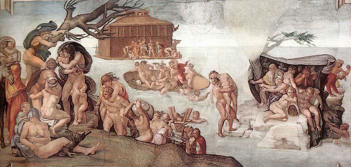 Michelangelo Buonarroti The Deluge China oil painting art